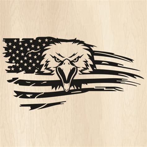 Us Eagle Flag Svg Flag Eagle Png