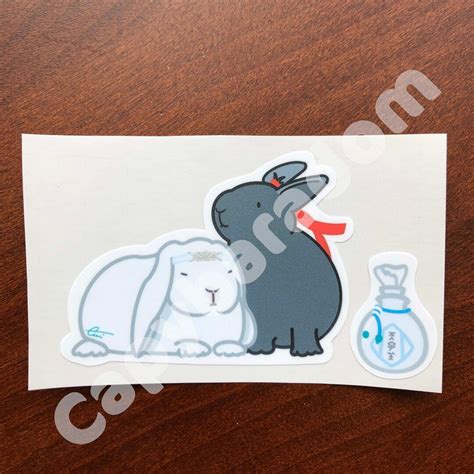 The Untamed Bunny Stickers Limited Etsy