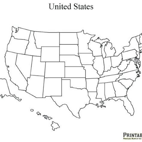 Printable 50 Us States