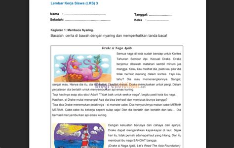 Lembar Kerja Siswa Kelas 3 Worksheet Riset