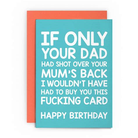 Buy Rude Birthday Card Funny Birthday Card Naughty Cheeky Banter