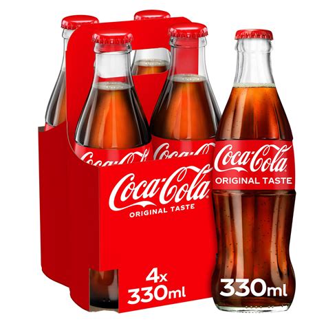 Coca Cola Classic 4 X 330ml Bottled Drinks Iceland Foods