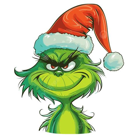 Grinchmas Clipart The Grinch Vector Grinch Clipart Face Sticker