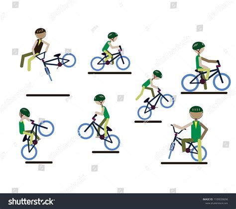 Set Characters Engaged Active Sport Vector Stock Vector Royalty Free