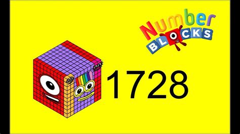 Numberblocks 8207001000 1728 Fanmade Youtube