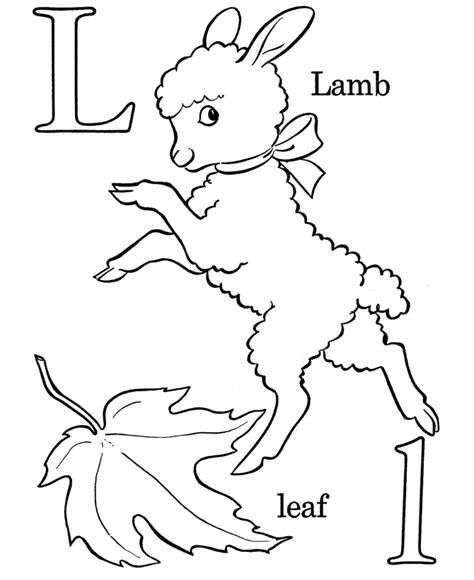 Free Coloring Pages Letter L Coloring Home