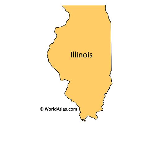 Illinois Maps And Facts World Atlas