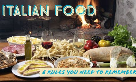 Italian Food 6 Rules You Need To Remember Ecoart Travel Blog