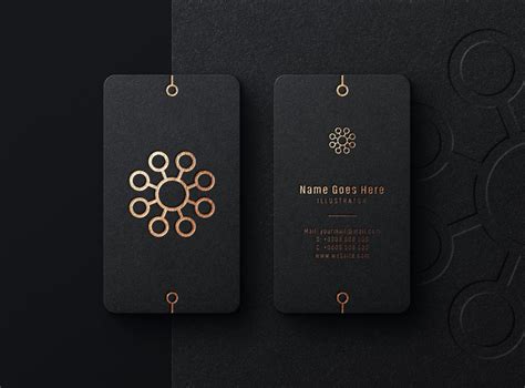 Luxury Black Business Card Mockup By Mithun Mitra On Dribbble