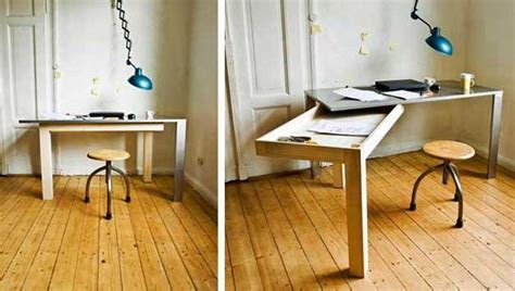 Because they can store under desks, push into closets, or simply serve as side tables, small filing to save needed space, you could always opt for a standing desk and ditch a chair altogether. 20 Inspirations Compact Folding Dining Tables and Chairs ...