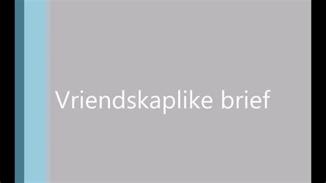 ≫ How To Write A Friendly Letter In Afrikaans The Dizaldo Blog