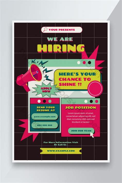 We Are Hiring Flyer Template Ai Free Download Pikbest