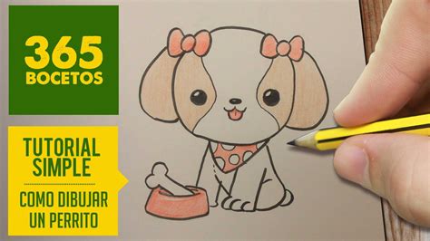 COMO DIBUJAR PERRITOS KAWAII PASO A PASO Dibujos Kawaii Faciles How