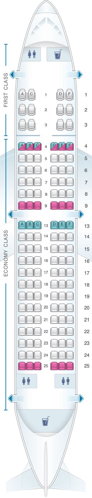 Seat Map Sun Country Airlines Boeing B737 700 126pax Seatmaestro