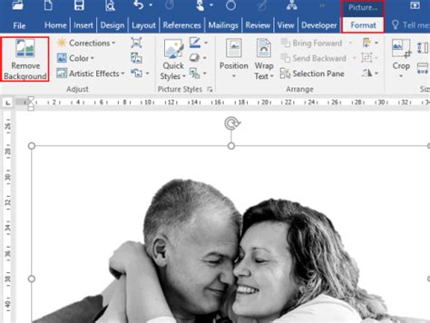 How To Remove The Background Of Pictures Quickly In Ms Word My