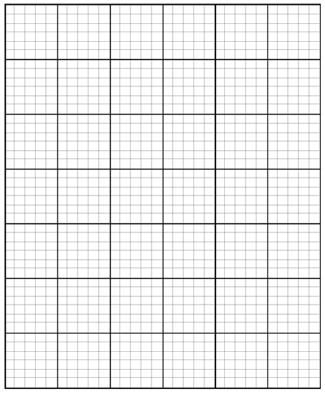 Large Graph Paper 3 Free Graph Paper Printable