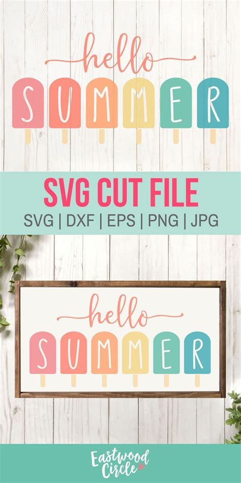 The Summer Svg Cut File Is Perfect For Cutting