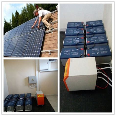 Backup Battery Installation For Solar Panel Solar Fusion Power