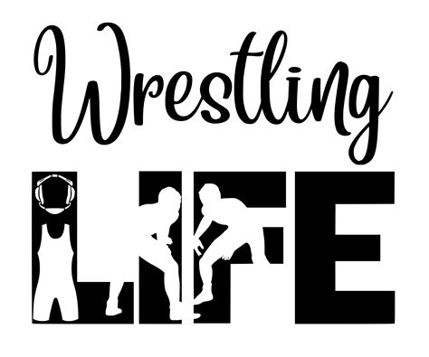 Wrestling Life Svg Cutting Cut File For The Cricut Etsy Finland