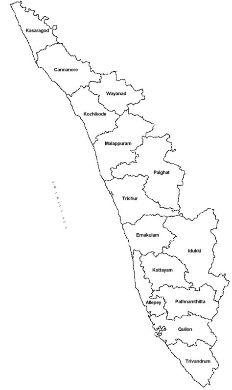 Kerala Map Maps Of All Districts And Major Cities In Kerala