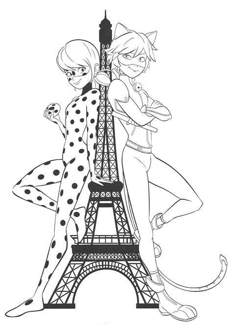 Printable Miraculous Ladybug Coloring Pages