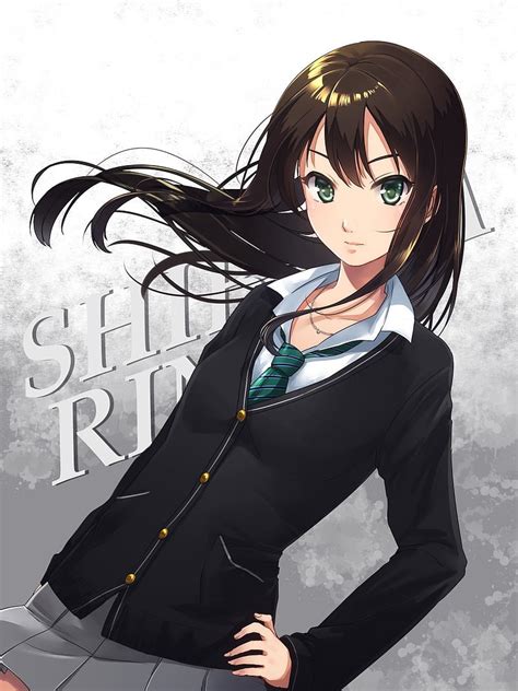 Anime Chicas Anime Shibuya Rin Su Ter Ojos Verdes Pelo Largo