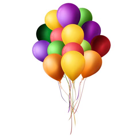 Many Multicolored Balloons Png Image Purepng Free Transparent Cc