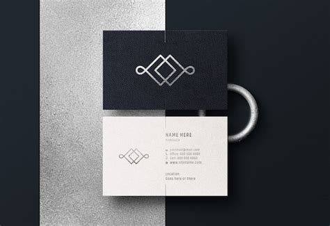 Modern And Luxury Business Card Mockup Premium Psd File