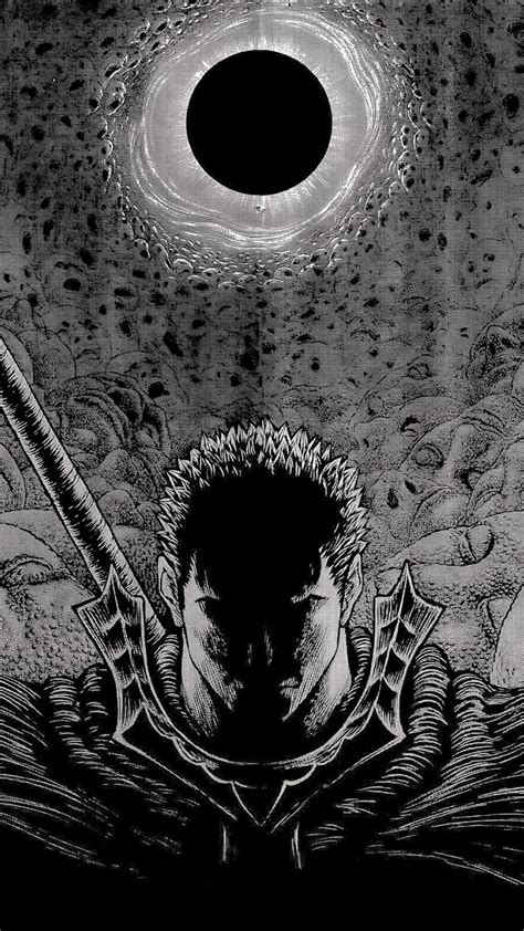 Berserk Guts Black And White 4k Wallpaper