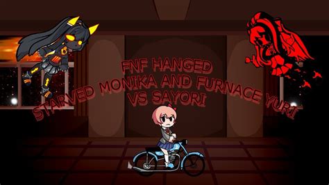 Fnf Hanged Songprey Cover With Sprites Of Sayori S Monika And F