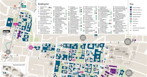 Manchester University Campus Map Map Of Us Western States