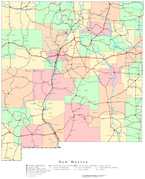 Online Map Of New Mexico