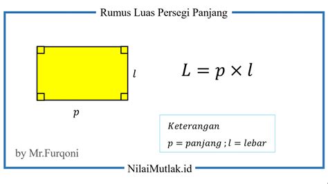 Rumus Luas Dan Keliling Persegi Panjang Lengkap Dengan Contoh Soal