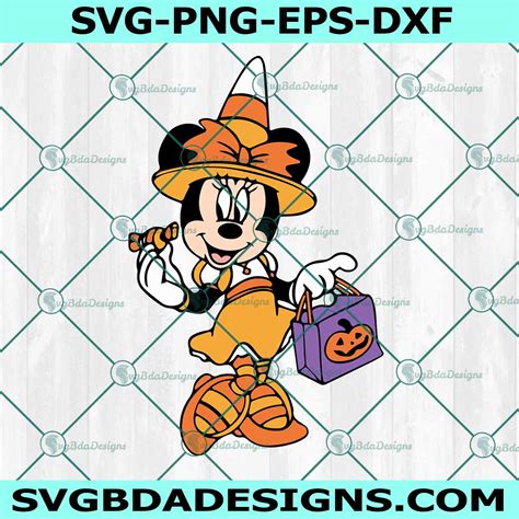 Halloween Minnie Masquerade Svg Disney Halloween Svg Svgbdadesigns