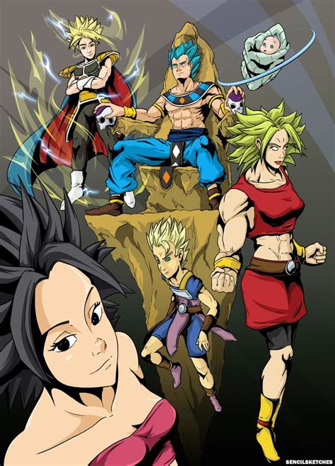 Caulifla Kale Cabba Etc Dragon Ball Super Manga Dragon Ball