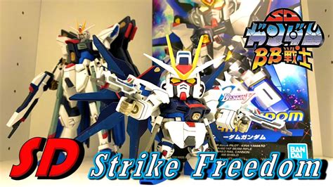 Sd Strike Freedom Gundam Fully Painted Build Youtube