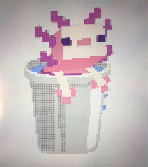 Axolotl Pixel Art