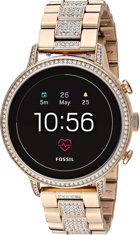 Fossil Womens Gen 4 Venture Hr Heart Rate Stainless Steel Touchscreen