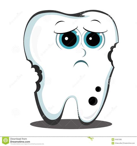 Cartoon Tooth Dental Cavity Stock Images Image 3234654 Tooth Decay