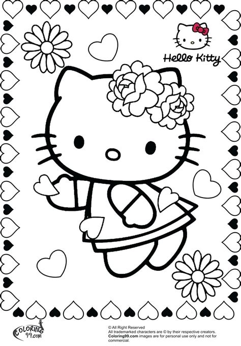 Hello Kitty And Friends Coloring Pages At Free