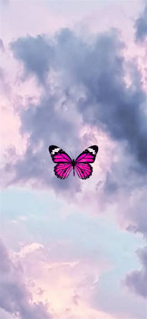 Maybe you would like to learn more about one of these? Aesthetic butterfly wallpaper in 2020 | Cute backgrounds ...