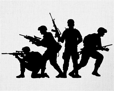 Soldier Scene Svg Digital Download Soldiers Svg Soldiers Etsy