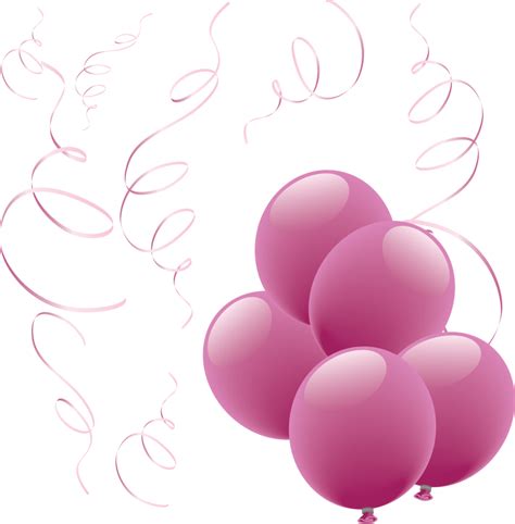 Pink Png Image Background Pink Balloons Png Transparent Background