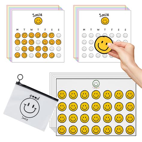 Buy Lacost 12 Reward Chart With 336 Smile Stickers To Motivate Kids