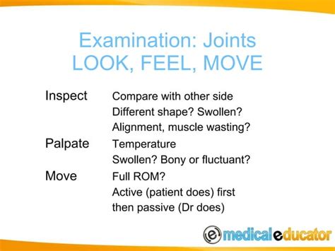 Conducting A Musculoskeletal Examination Ppt