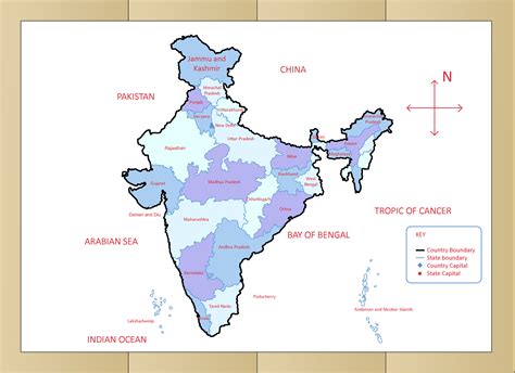 How To Draw India Map Outline