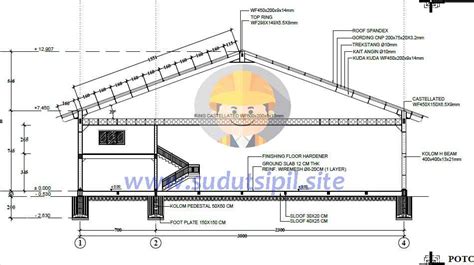 Detail Contoh Gambar Konstruksi Baja Koleksi Nomer 47