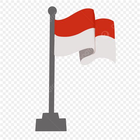 Bendera Merah Putih Berkibar Beserta Tempat Png Bendera Merah Putih