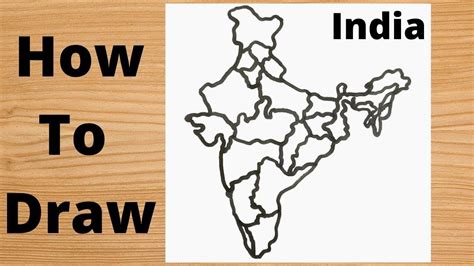 How To Draw India Map Easy Image To U