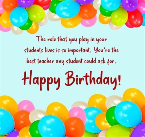 Birthday Wishes For Teacher Wishes And Messages Blog